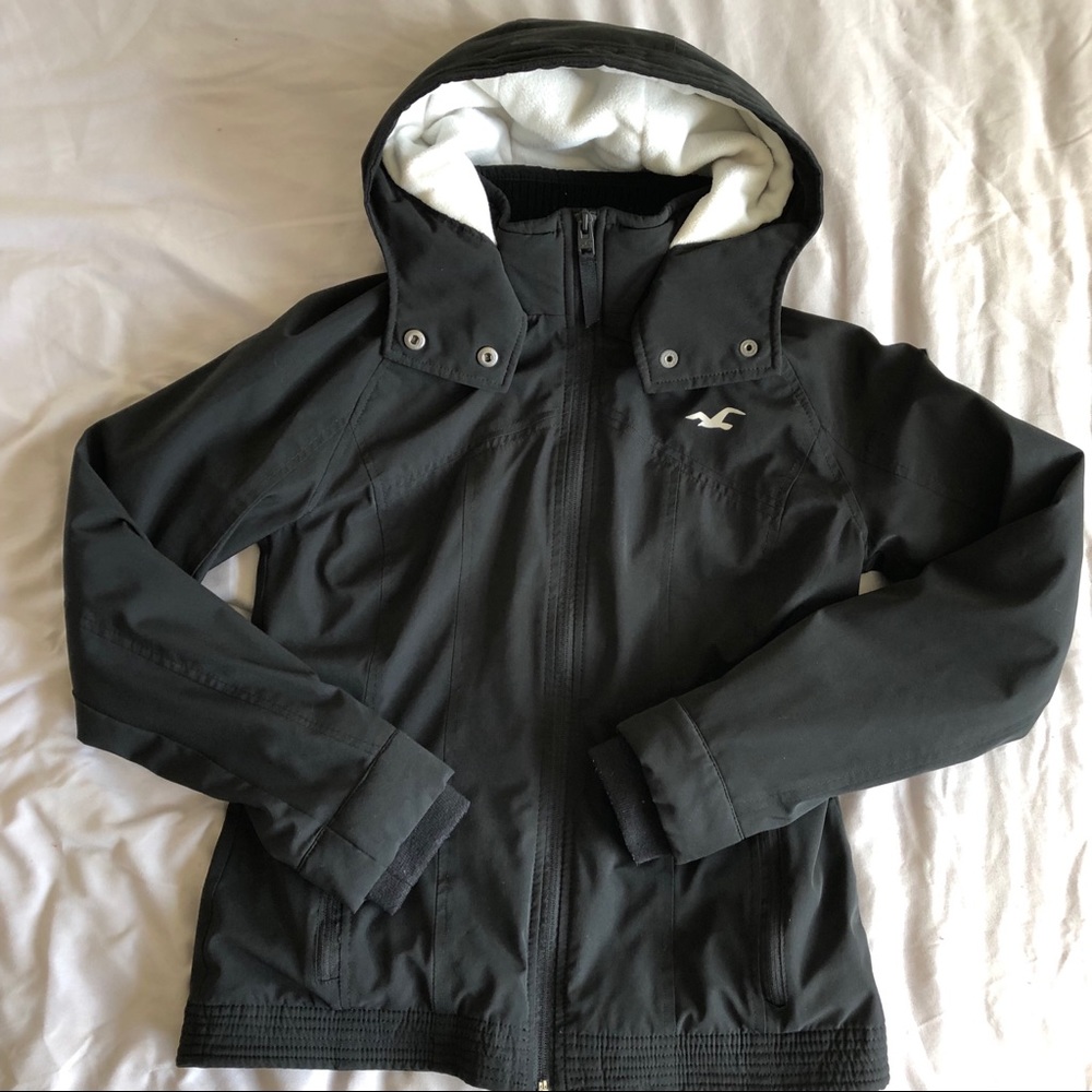 Hollister Black All Weather Jacket